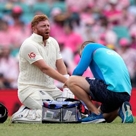 Jonny Bairstow fought through pain to make an admirable century.
