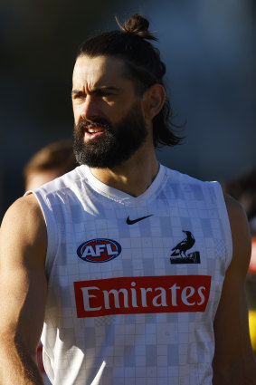 Pies ruckman Brodie Grundy.