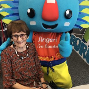 Borobi and Yugambeh Elder Patricia O'Connor.