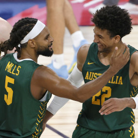 Patty Mills and Matisse Thybulle have key roles to play for the Boomers at the Tokyo Olympics.