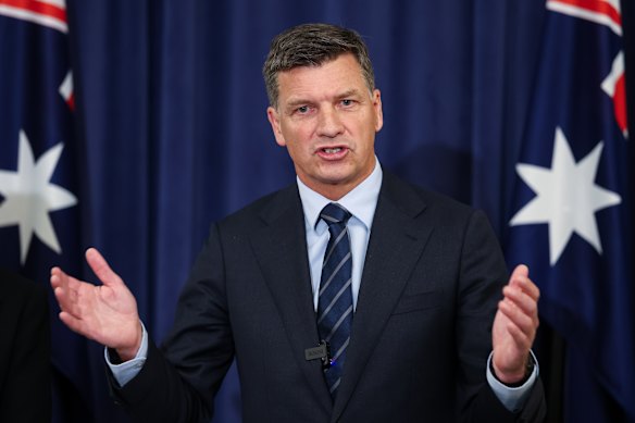 Opposition Leader Angus Taylor.