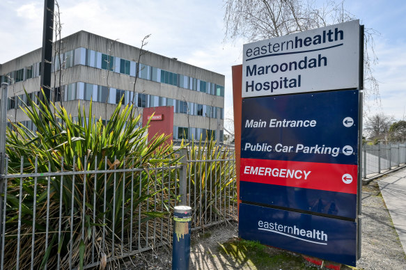 The government is under fire over plans to rename the Maroondah Hospital. 