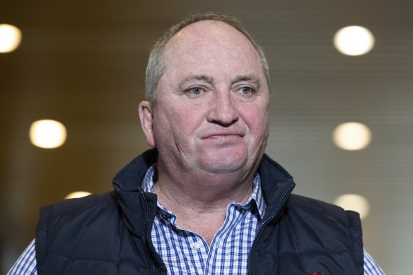 Former Nationals leader Barnaby Joyce says he became “obliquely” aware over time that Scott Morrison had assumed co-control over the Resources portfolio.