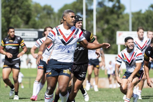 Michael Jennings returned to rugby league after a lengthy absence.