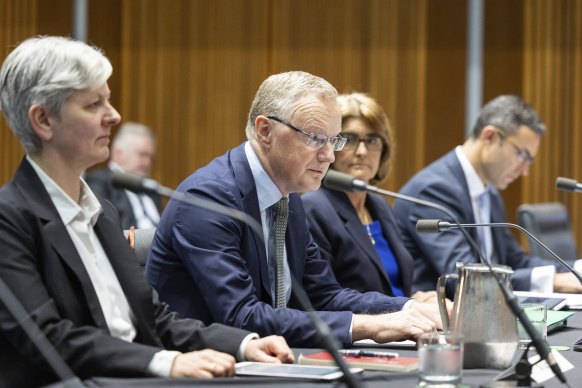 Reserve Bank governor Philip Lowe and the bank’s deputies faced the economics committee on Friday.