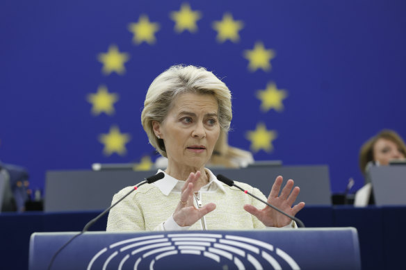 Not approved: European Commission President Ursula von der Leyen.