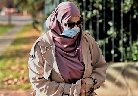 Mariam Raad arrives at Goulburn Local Court.