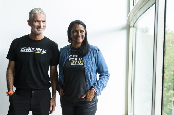 Craig Foster and Peris were appointed co-chairs of the Australian Republic Movement in March 2023.