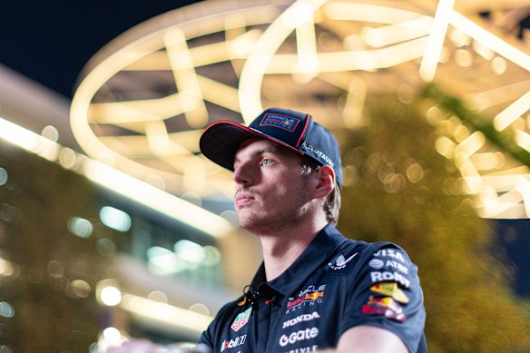 Max Verstappen in Qatar.