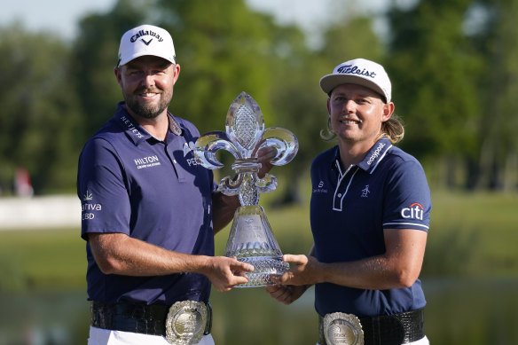 Marc Leishman and Cameron Smith are $2.7 million richer after their win in New Orleans.