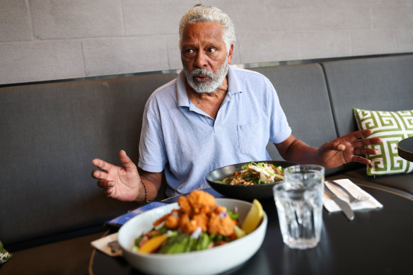 Community and country are central to Ernie Dingo's life - but don't suggest he goes into politics.
