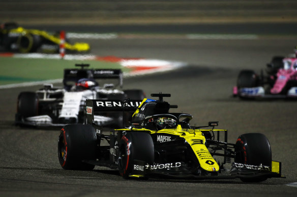 Daniel Ricciardo finished fifth in his Renault.
