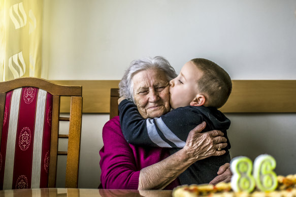 Failing to pucker up when encountering so much as a distant relative brought shame to the family.