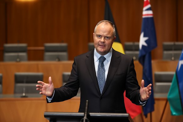 Shadow treasurer Ted O’Brien on the final day of the Economic Reform Roundtable.