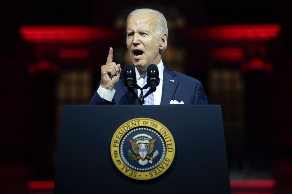 US President Joe Biden, says the pandemic is over