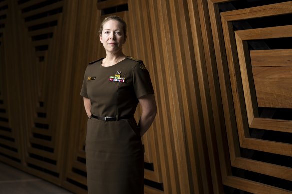 Lieutenant General Michelle McGuinness is one of three women promoted to three-star rank in the overhaul of top defence command. 
