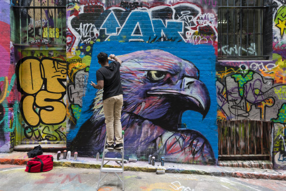 There’s always something new to see in Melbourne’s laneways.