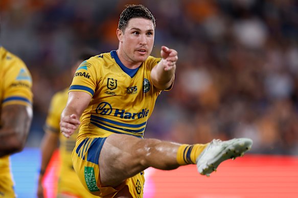Mitchell Moses was excellent in his comeback for Parramatta.