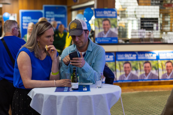 Liberal supporters come to terms with the familiar feeling of another state election defeat at their post-election party-turned-wake in Doncaster.