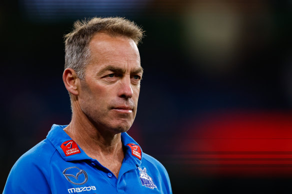 Alastair Clarkson returns to coaching this week against Melbourne after 10 games off.