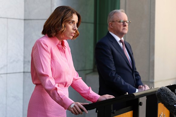 Prime Minister Anthony Albanese and Communications Minister Anika Wells are forging ahead with a plan to make tech giants pay for local journalism.