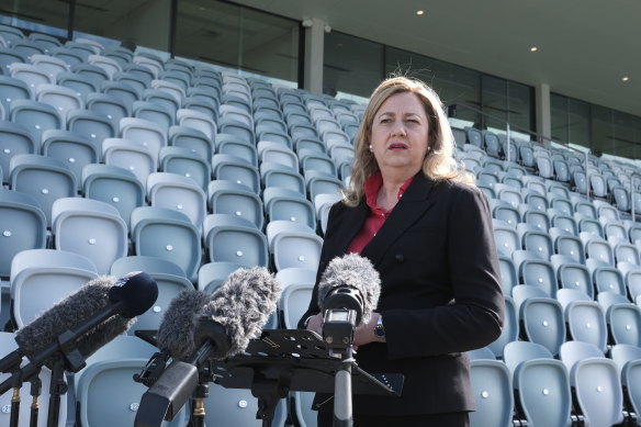Queensland Premier Annastacia Palaszczuk says she’s “100 per cent committed” to hosting the 2032 Olympics.