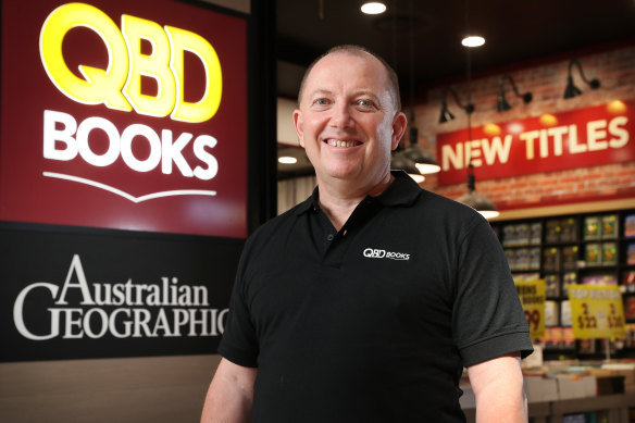 QBD Books boss Nick Croydon says shoppers have switched self help for cooking and manga titles now the pandemic is over. 