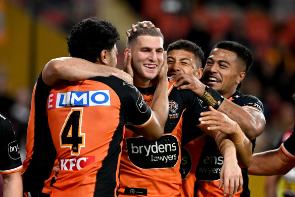 Adam Doueihi is staying put another year at the Wests Tigers.