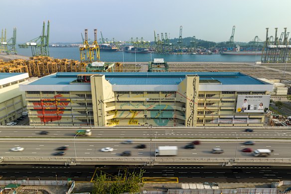 Museu de Arte de Singapura em Tanjong Pagar Distripark.