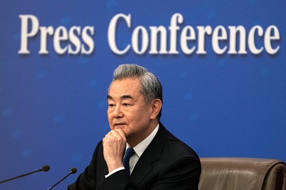 Chinese Foreign Minister Wang Yi. 