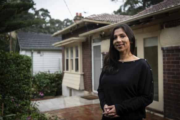 Andrea Harrison bought her home in March in a bid to get in before rate rises affected how much she could borrow.