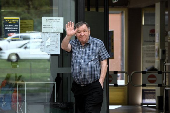 Bill Saravinovski, pictured last year, faced court accused of giving misleading evidence. 