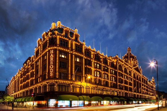 Window shopping … Harrods Department Store.