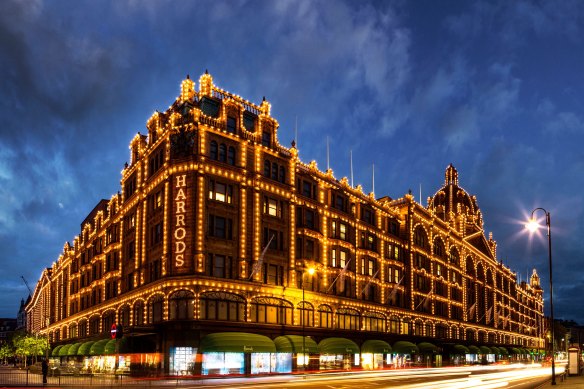 Window shopping … Harrods Department Store.