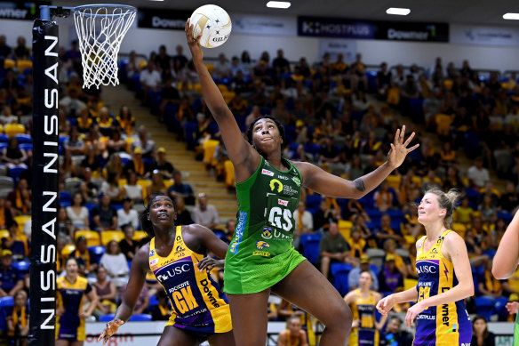 Jhaniele Fowler has been key to Fever's brilliant attack.