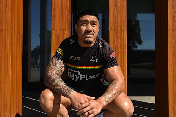 “I’m more of an actions guy”: Panthers prop Moses Leota.