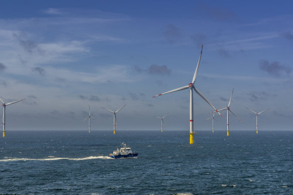 The Veja Mate offshore wind farm in Germany is similar to what the Star of the South would be.