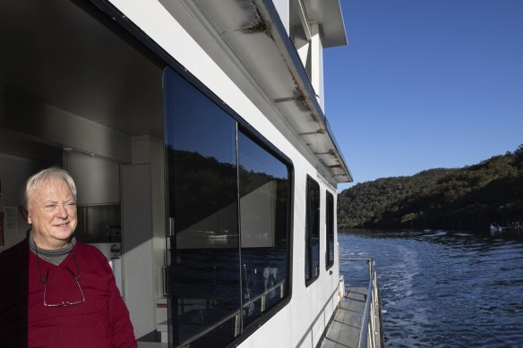 Michael Jones said houseboats were growing in popularity as a holiday accommodation option. 