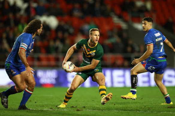 Daly Cherry-Evans in action.