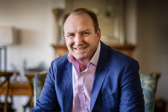 Former Wallaby flanker Brett Robinson, who is running to become the next chair of World Rugby.