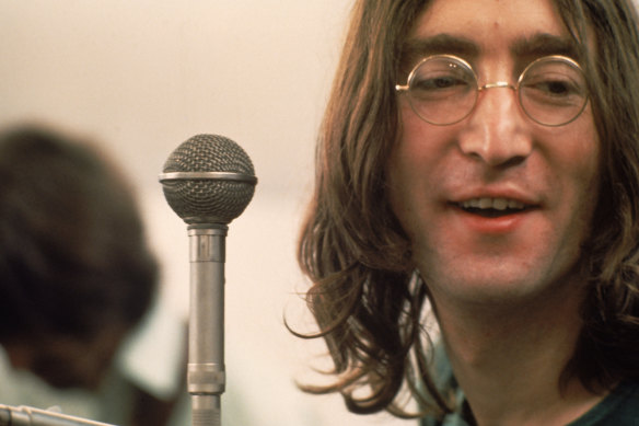 John Lennon in Let it Be.