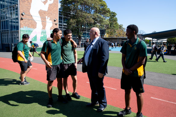 Granville Boys High enrolments have risen between 2019 and 2023.