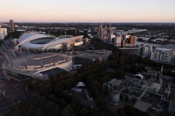 The infrastructure is already sitting there at Sydney Olympic Park.