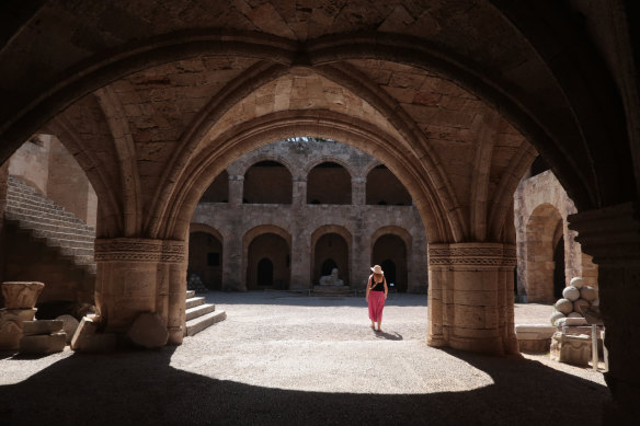 The Archaeological Museum of Rhodes, once a hospital of the Knights of Saint John.