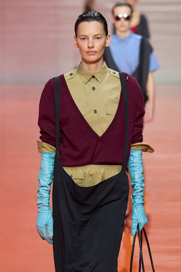 Opera gloves, as seen on the runway for Prada, bring diva energy to daytime looks.