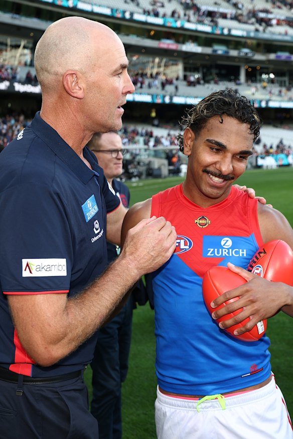 Coach Steven King and youngster Latrelle Pickett are among the new faces at the Demons this year.