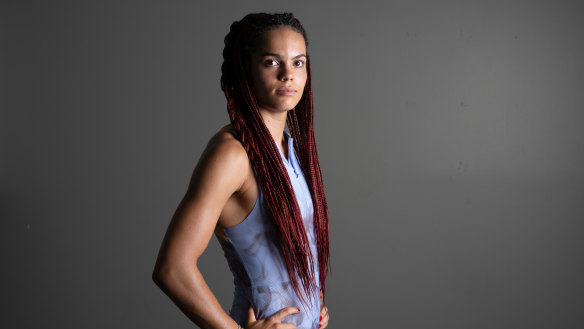Australian sprint star Torrie Lewis.