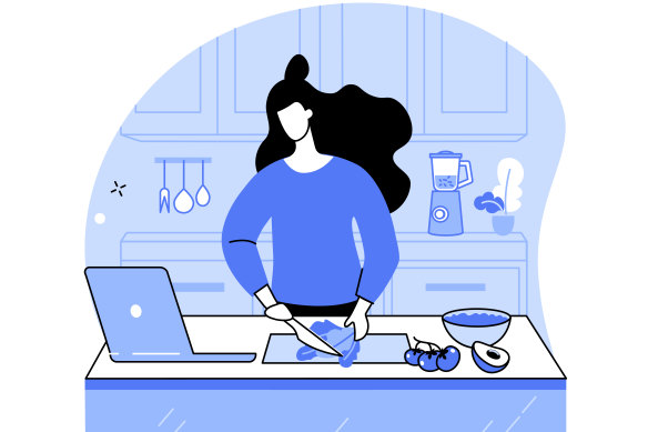 Following one recipe blogger or cookbook writer lets you pick up on their cooking “language”.