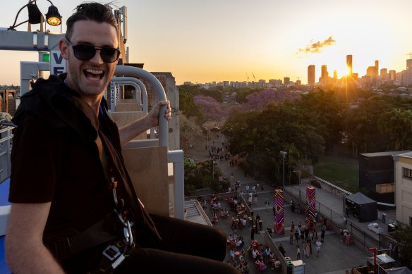 The sunset view at Vertigo adds to the experience – once you take your mind off the drop.