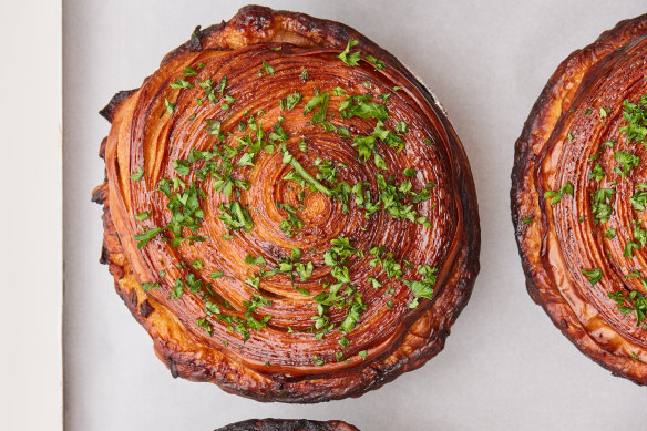 Beef bourguignon pies at Rollers Bakehouse in Manly.